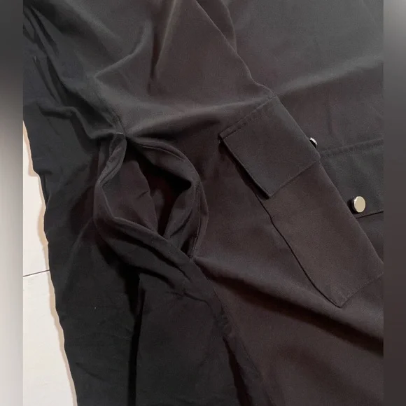 New York & Company Black Tunic MIDI Dress Medium - Picture 6 of 11